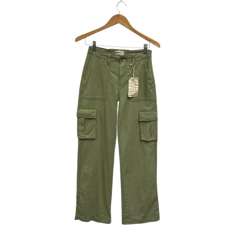 Olive Green Cargo Pants By LoveGen nwt $148